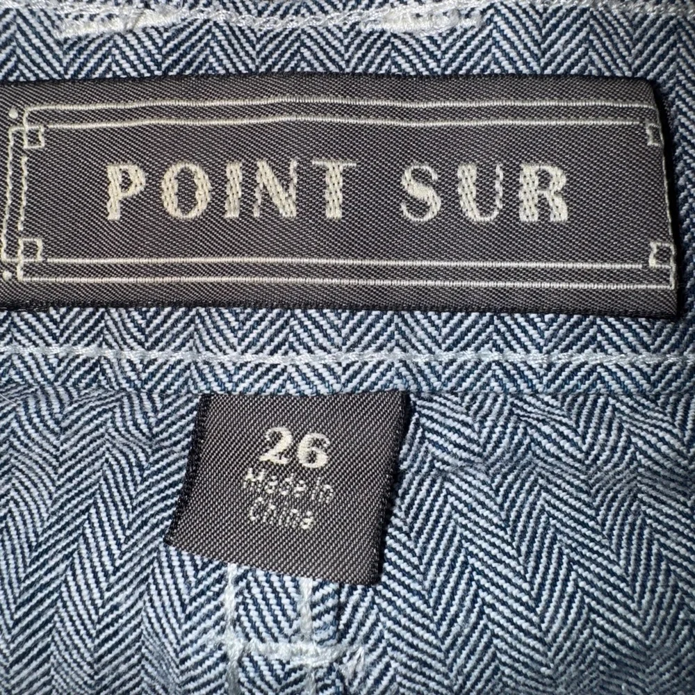 J. Crew Blue Striped Cropped Pants - Picture 3 of 3